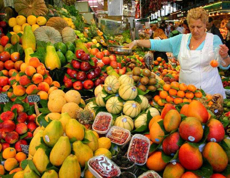 Сезонный календарь фруктов по месяцам. Польза сезонных продуктов