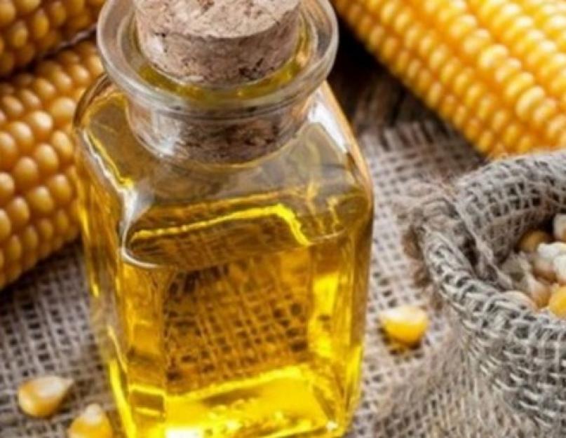 Кладезь витаминов и микроэлементов – кукурузное масло: полезные свойства, широкий спектр применения и противопоказания. Применение кукурузного масла