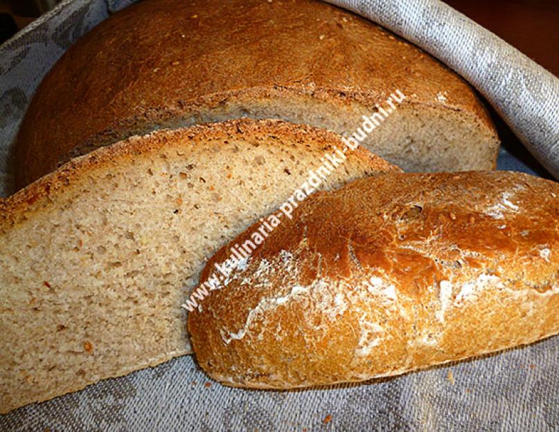 Рецепт теста пшеничный хлеб в духовке бездрожжевой. Итак - этапы приготовления домашнего хлеба. Ржано-пшеничный домашний хлеб в мультиварке