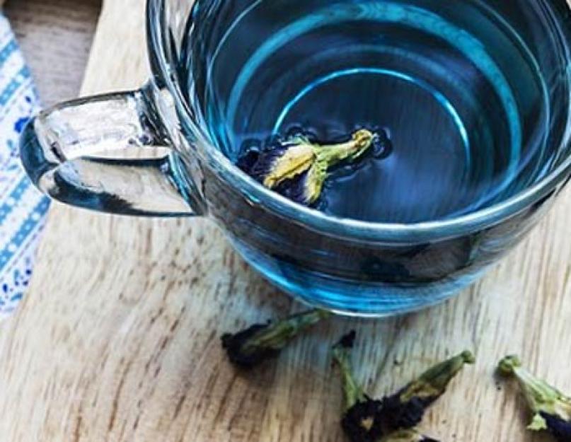 Мотыльковый горошек тайский чай. Синий чай из тайланда - полезные свойства и противопоказания, как заваривать и пить для похудения. Синий тайский чай — натуральный пищевой краситель
