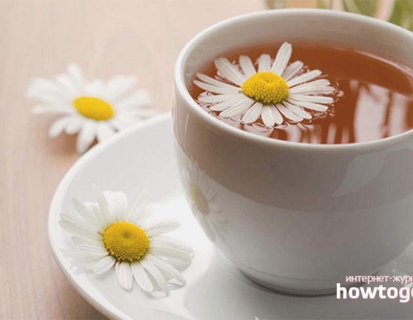 Полезные свойства ромашкового чая для человека. Использование в лечебных целях. Методы правильного приема ромашкового чая для снижения веса