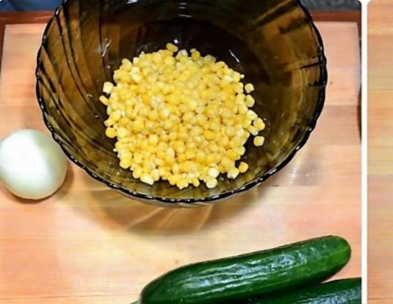 Крабовый салат ингредиенты обычный. Салат крабовый с кукурузой. Что можно сделать из крабовых палочек на скорую руку