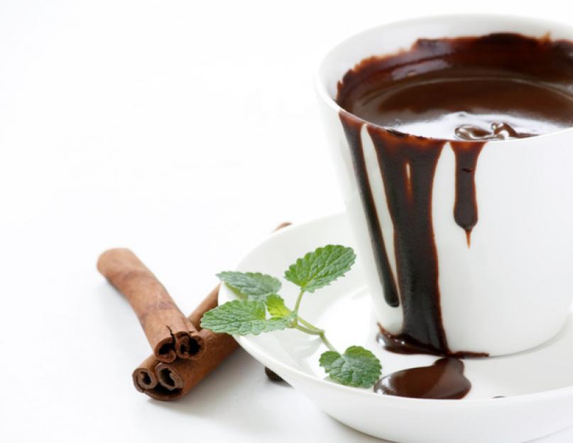 Простой рецепт горячего шоколада в домашних условиях. Горячий шоколад в домашних условиях. С белым шоколадом