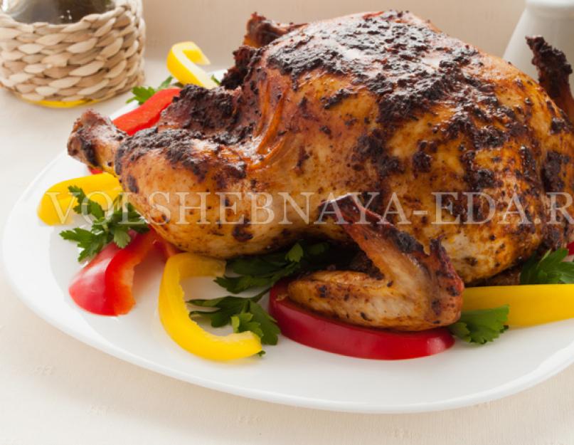 Запеченная курица с румяной корочкой. Вкусная сочная курочка в духовке с хрустящей корочкой - особенности приготовления, рецепты и отзывы
