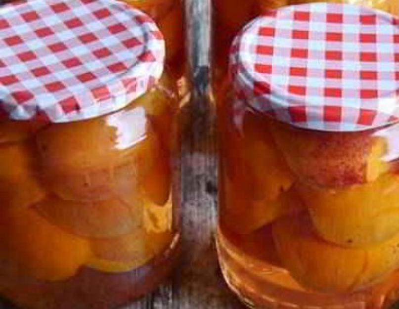 Компот из маленьких персиков и абрикосов. Рецепты приготовления компотов из персиков без стерилизации на зиму. Простой способ на зиму