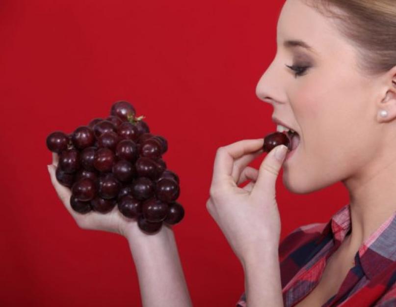 Какую пользу для здоровья дают красный виноград и его косточки. Чем полезен красный сорт. Список полезных свойств винограда