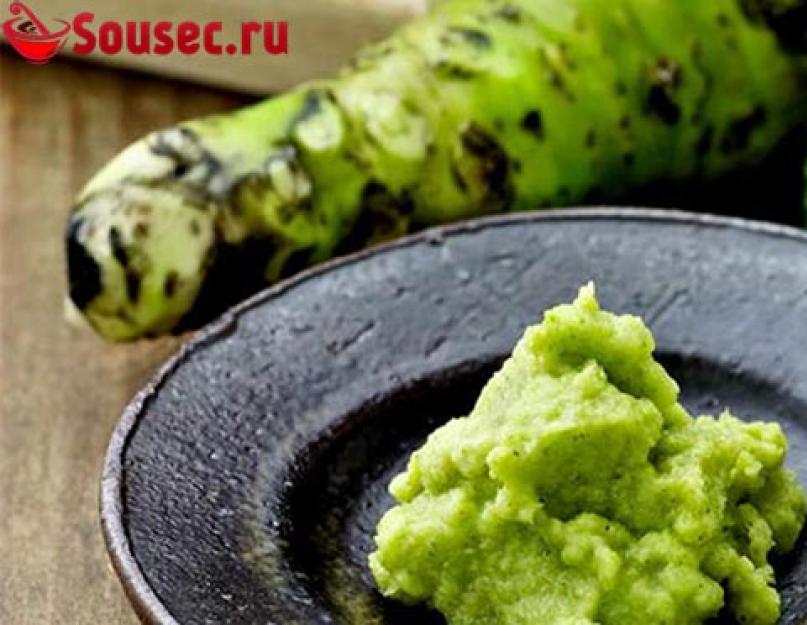 Qu’est-ce que le wasabi ?  Wasabi vrai ou faux.  Assaisonnement japonais ou révélateur des secrets de préparation du wasabi