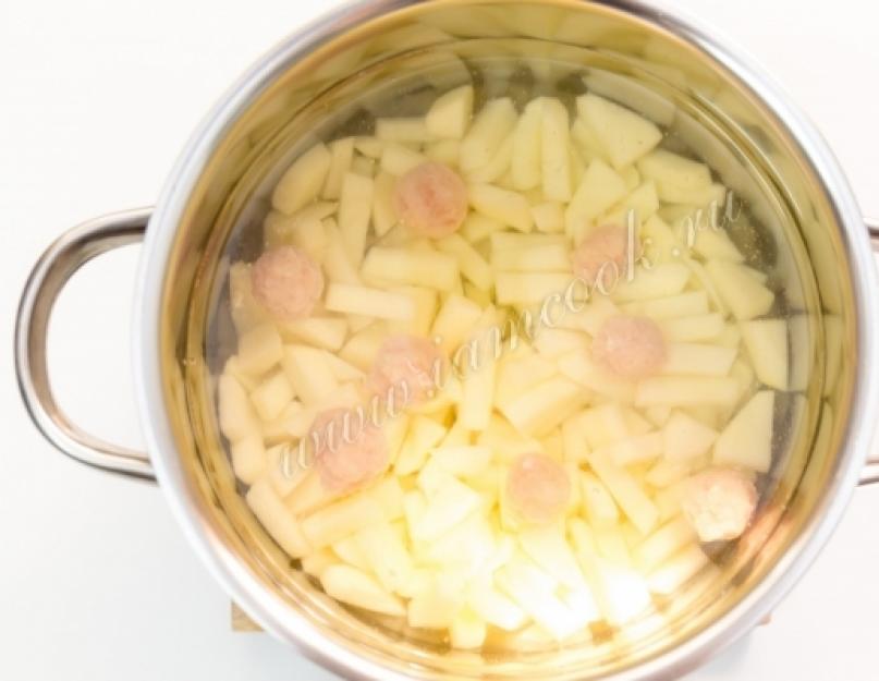 Вкусные куриные фрикадельки для супа. Пошаговый рецепт приготовления супа с куриными фрикадельками