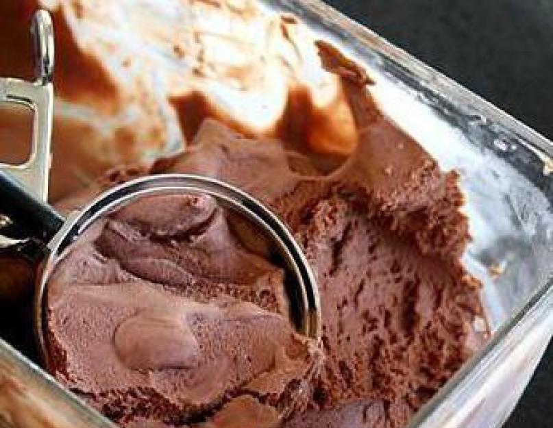 Как сделать шоколадное мороженое из какао. Готовим шоколадное мороженое дома