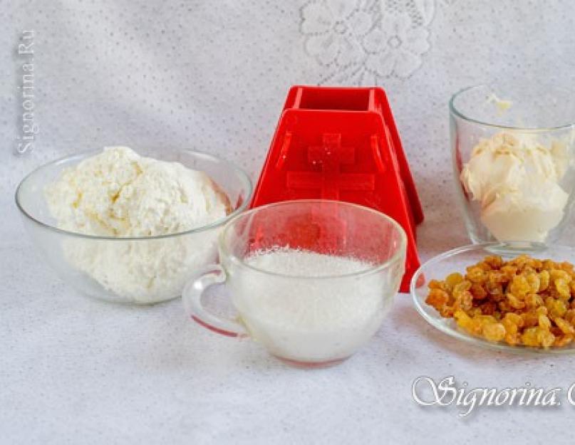 دستور العمل های آسان برای عید پاک پنیر دلمه.  پنیر کوتیج عید پاک چه تخم مرغ هایی برای پنیر کوتاژ عید پاک مورد نیاز است