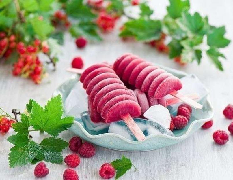 De quoi est faite la glace ?  Glace maison.  La glace aux fruits est une super glace multicolore avec des morceaux de fruits.  Recette avec du yaourt nature