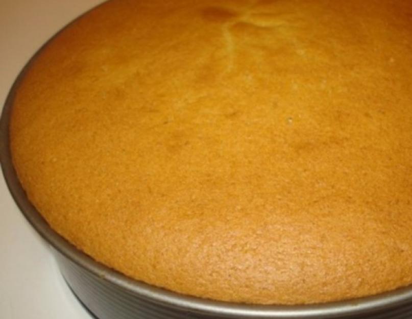 Торт бисквитный домашний простой рецепт богашево. Как испечь бисквит для торта