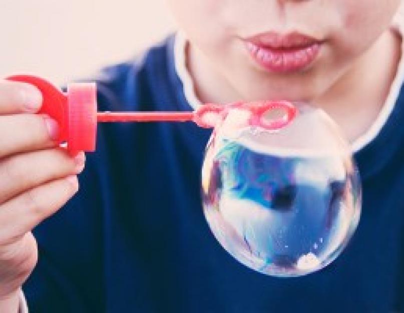 Сделать мыльные пузыри в домашних условиях быстро. Как приготовить мыльные пузыри в домашних условиях