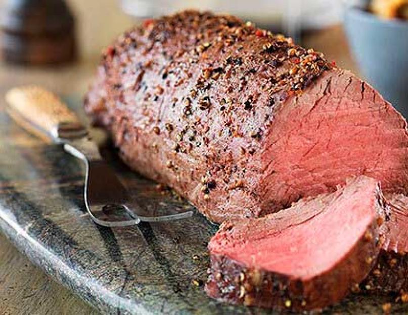 Particularités de la cuisson du steak Chateaubriand.  Activité de restauration et d'hôtellerie