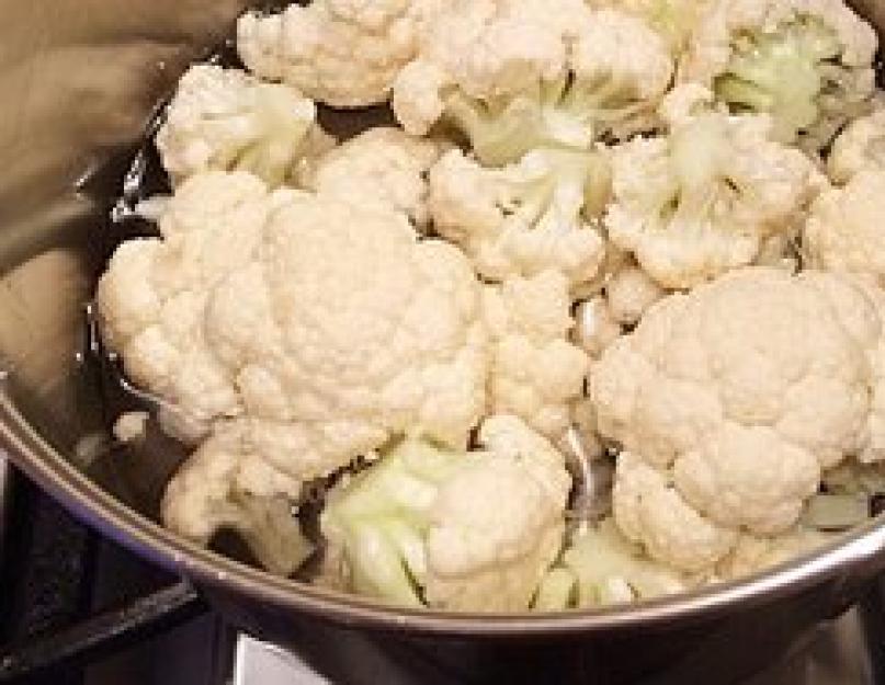 Что приготовить из цветной замороженной. Как вкусно приготовить замороженную цветную капусту, рецепты из цветной замороженной капусты. Цветная капуста в кляре