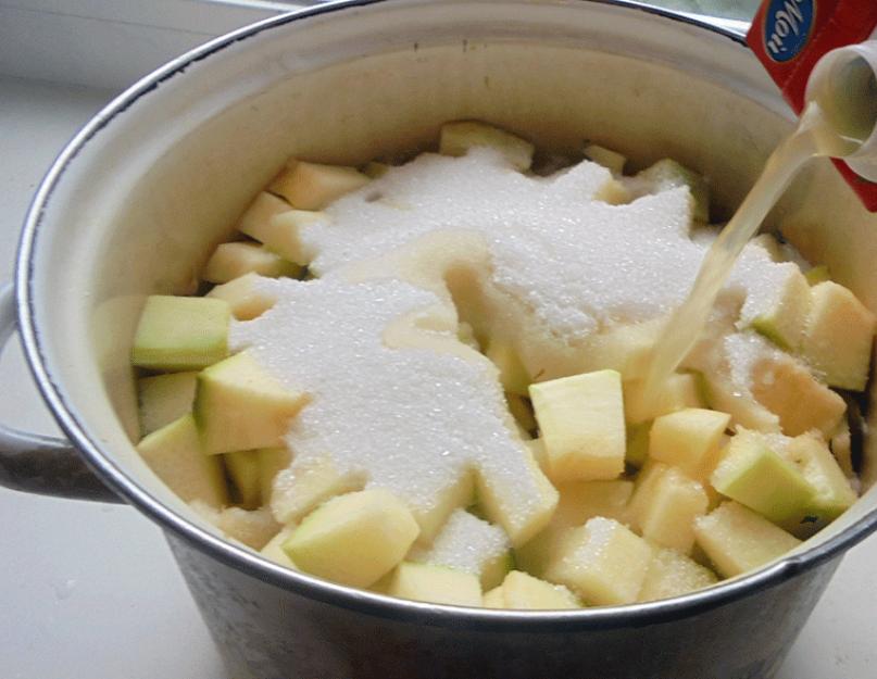 Рецепт кабачков с алычой под ананас. Оригинальная закуска из кабачков с алычой на зиму