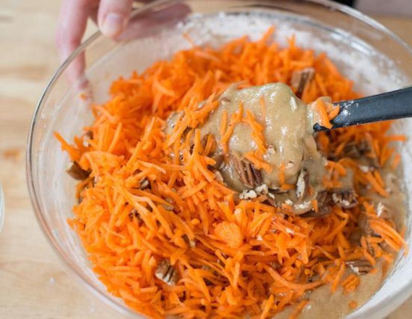 Recette de gâteau aux carottes.  Gâteau aux carottes - savoureux, économique et sain