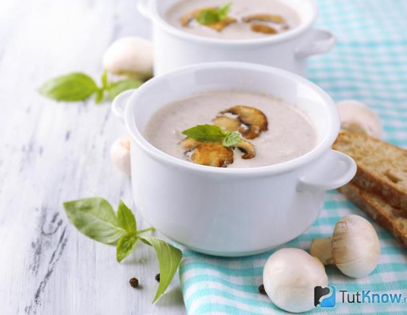 Как готовить сухие грибы в супе. Суп из сушёных белых грибов