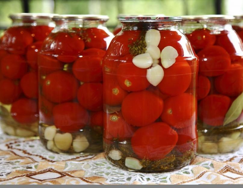 Консервированные сладкие помидоры без стерилизации: рецепты на зиму, томаты в литровых банках, резаные пальчики оближешь. Помидоры маринованные без стерилизации «Классические