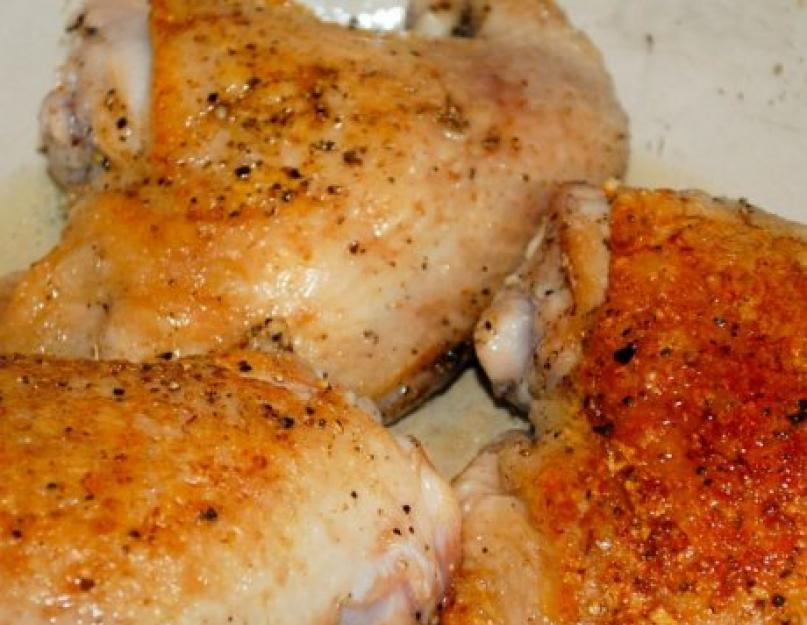 Рецепт приготовления куриных бедер. Куриные бедра в духовке: рецепт с фото