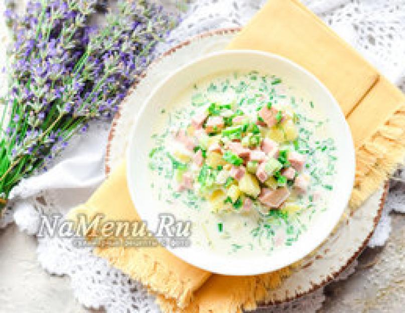 Premiers plats pressés.  Soupe rapide sans viande, recette rapide