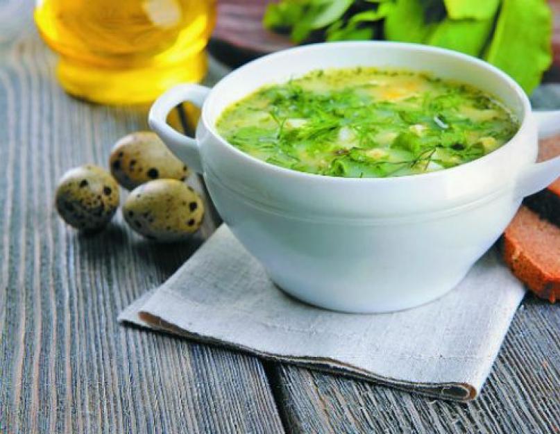 Рецепты супа с щавелем и яйцом. Зеленый суп из щавеля с яйцом, курицей или красным мясом — классический рецепт с фото. Рецепт классического супа с щавелем ребенку