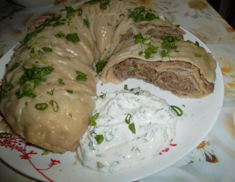 Как делается ханум. Узбекский ханум: рецепт приготовления. Ханум в мультиварке – рецепт