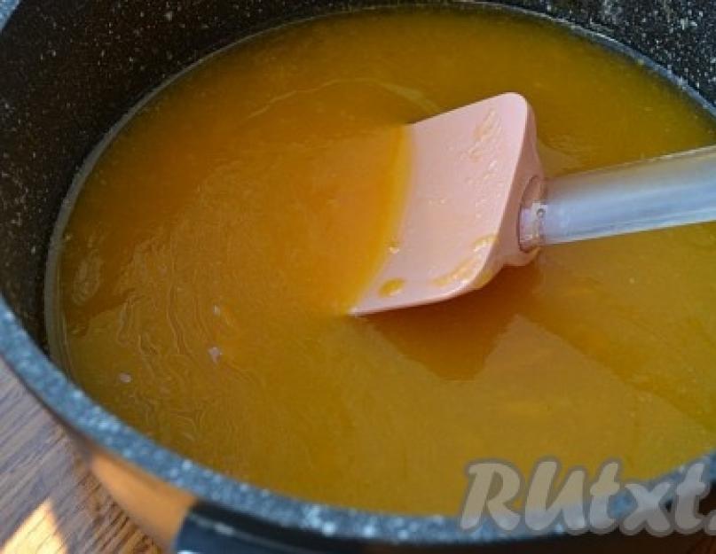 Tarte à la citrouille et à l'orange au lait.  Tarte à la citrouille au goût d'orange