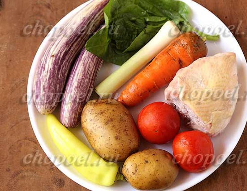 Полезный овощной суп на курином бульоне. Легкий овощной суп на курином бульоне