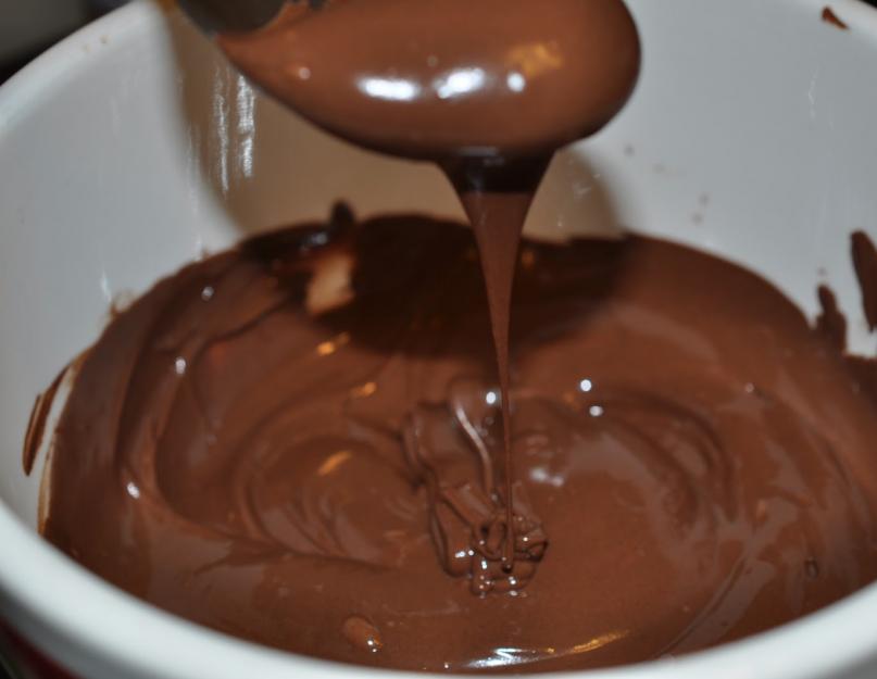 Глазурь без сметаны. Домашняя шоколадная глазурь из порошка какао
