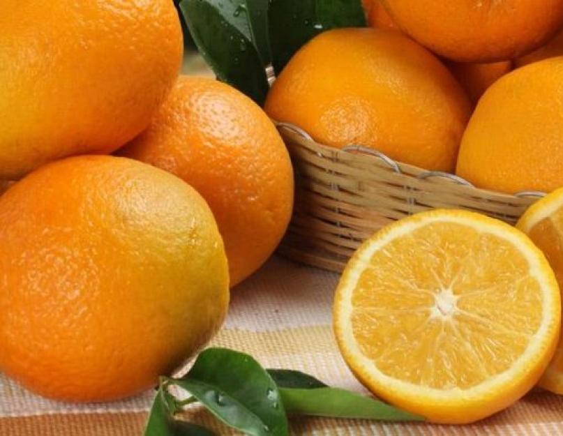 Сколько ккал в 1 апельсине. Апельсины для похудения и для здоровья: сколько калорий в апельсине? Апельсин для похудения
