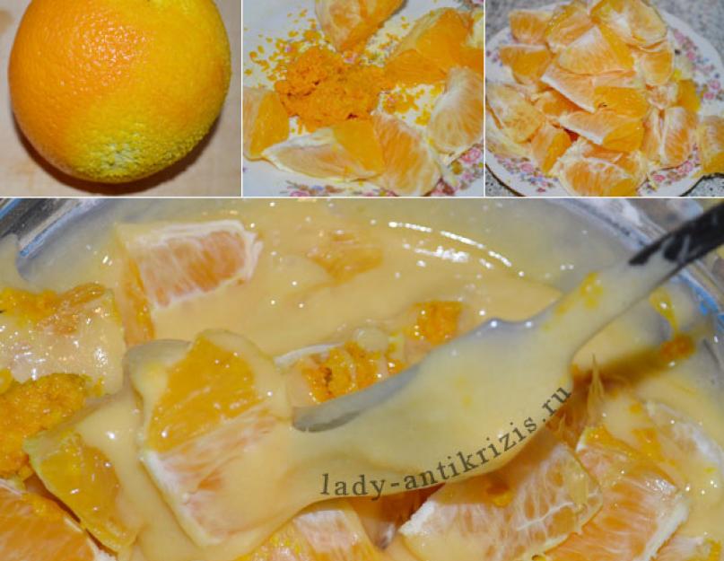 Апельсиновый пирог в мультиварке. Шарлотка с апельсинами в мультиварке или духовке