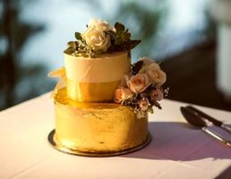 Свадебный кремовый торт двухъярусный. Свадебный
двухъярусный торт - рецепт. Торты в стиле тематики свадьбы