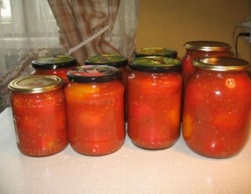 Помидоры в томатной пасте. Пошаговые рецепты приготовления помидоров в томатном соусе на зиму
