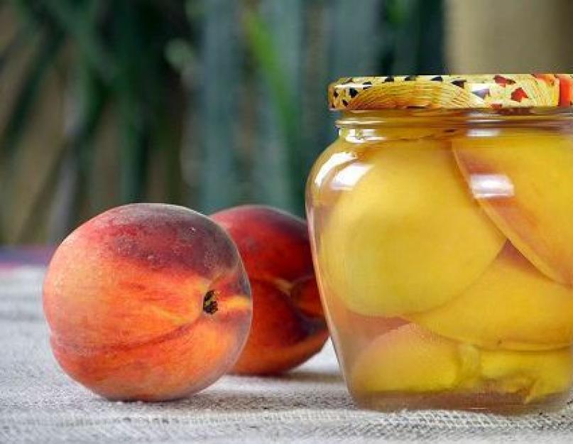 Как приготовить консервированные персики на зиму. Персики в сиропе на зиму – рецепт простой и самый вкусный