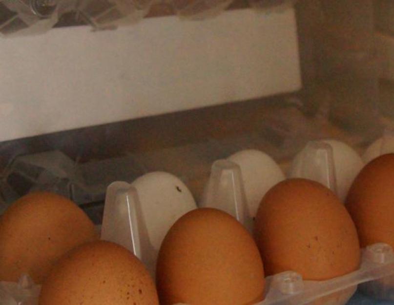 Сколько хранятся яйца в холодильнике? Сколько хранятся яйца в холодильнике и без