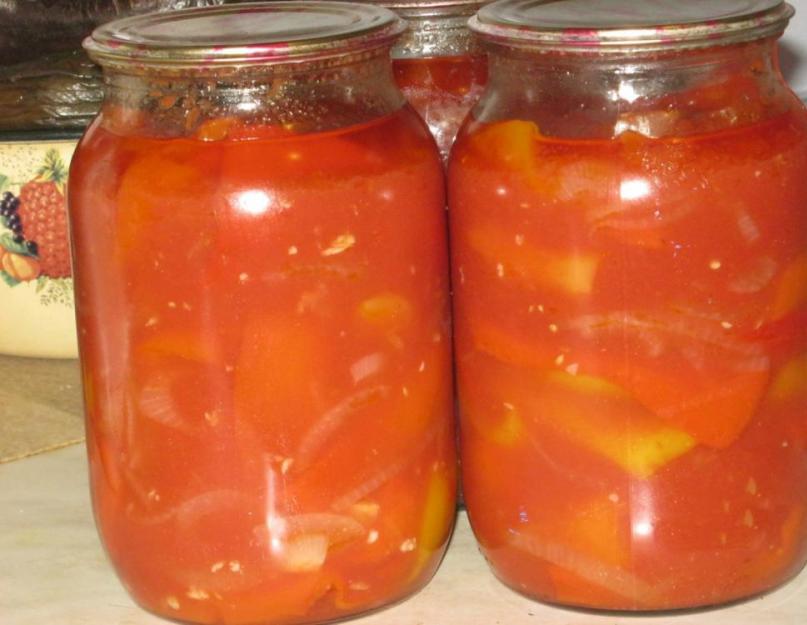 Как сделать лечо на зиму из перца. Болгарское лечо на томатном соке на зиму
