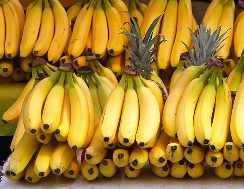 Как хранить бананы чтобы они не чернели. Спелые бананы: как хранить, чтобы не почернели