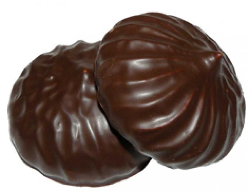 Сколько весит один зефир. Всё, что нужно знать о зефире в шоколаде: состав, калорийность, полезные свойства. Калорийность зефира: пищевая и энергетическая ценность продукта