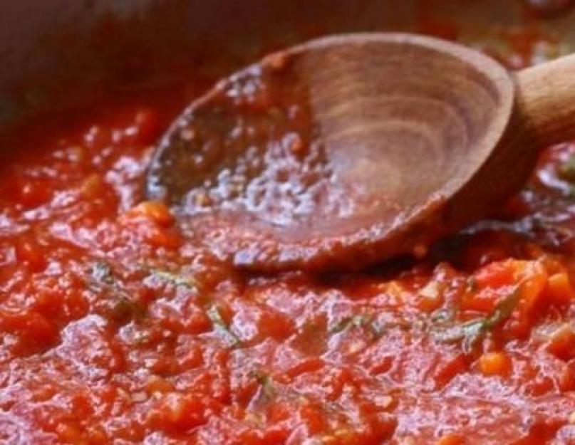 Соус томатный приготовление из томатов. Классический рецепт соуса из томатов для мяса и рыбы. Итальянский для спагетти
