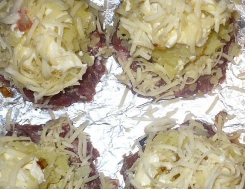 Стожки из фарша рецепт с фото пошагово в духовке с картошкой