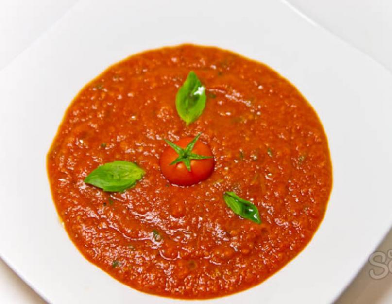 Как приготовить помидорный суп. Как приготовить томатный суп