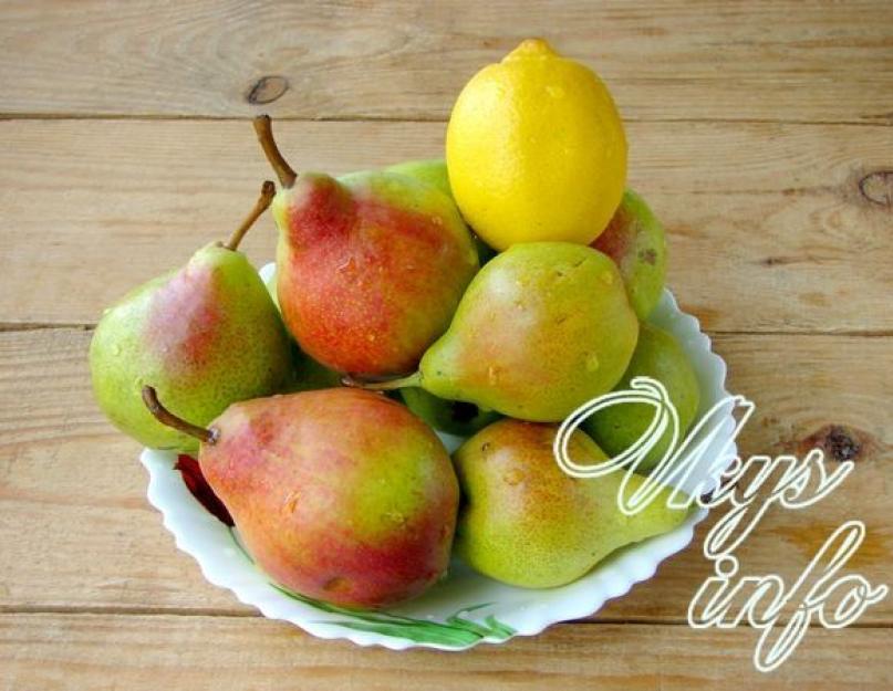 Варенье из груш в лимонном сиропе «Царское. Как сварить варенье из груш на зиму? Простые рецепты густого грушевого варенья