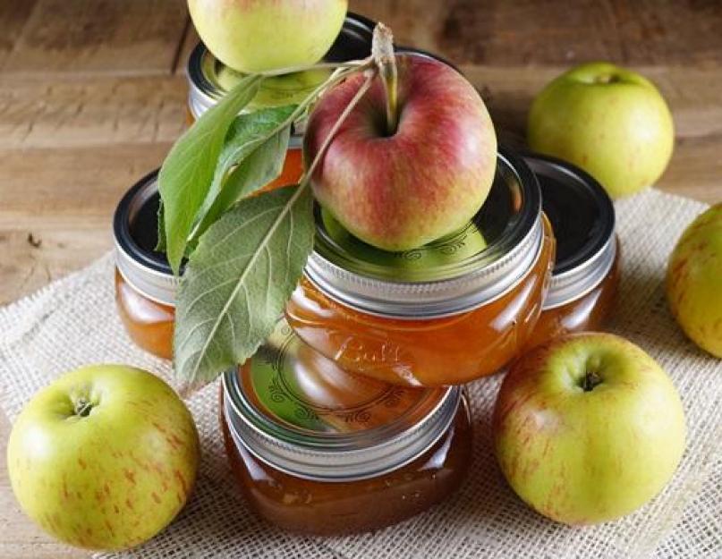 Яблочный джем простой. Самое простое яблочное варенье – рецепт. Пошаговое приготовление яблочного повидла