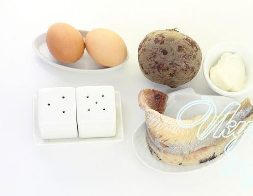 Ленивая селедка под шубой, рецепт в яйце с фото. Ленивая селёдка под шубой