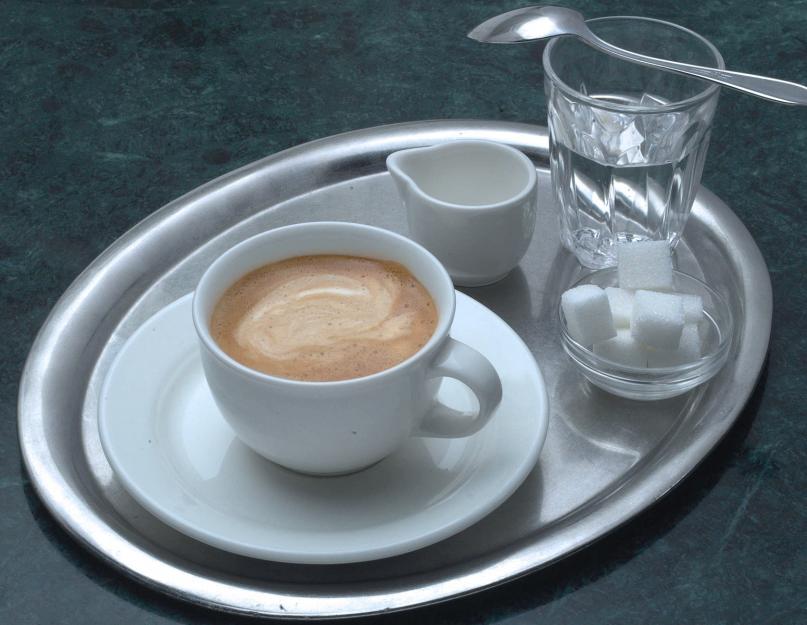 Как правильно пить кофе эспрессо с водой. Новое слово в кофейной индустрии. Как пить эспрессо с удовольствием