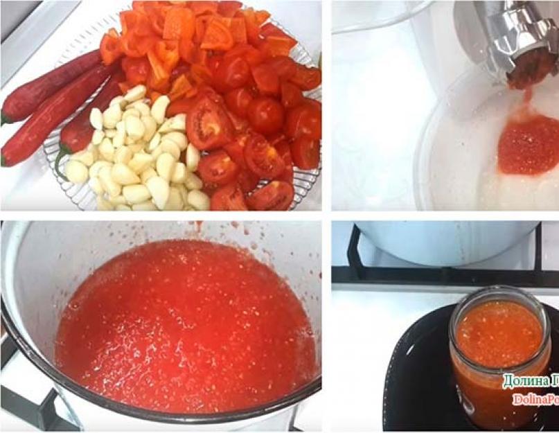 Заготовка на зиму из тертых помидор. Инструкция для рецепта томатов с чесноком на зиму без стерилизации. Рецепт приготовления помидоров в собственном соку с чесноком