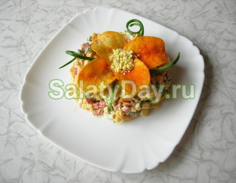 Салат с копченой колбасой без сыра. Рецепты вкусных салатов с копченой колбасой и свежим огурцом. Салат с копченой колбасой и корейской морковью