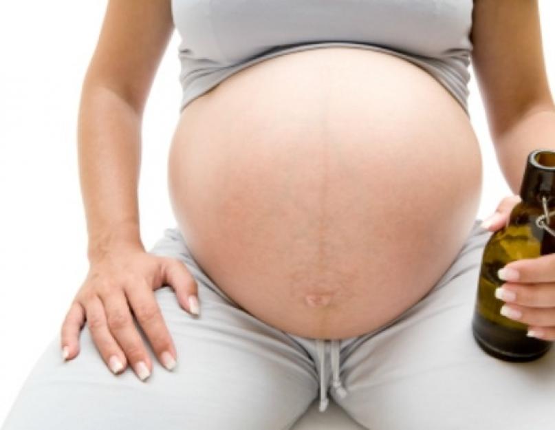 Можно ли беременным пить пиво? Алкоголь во время беременности и его влияние на плод