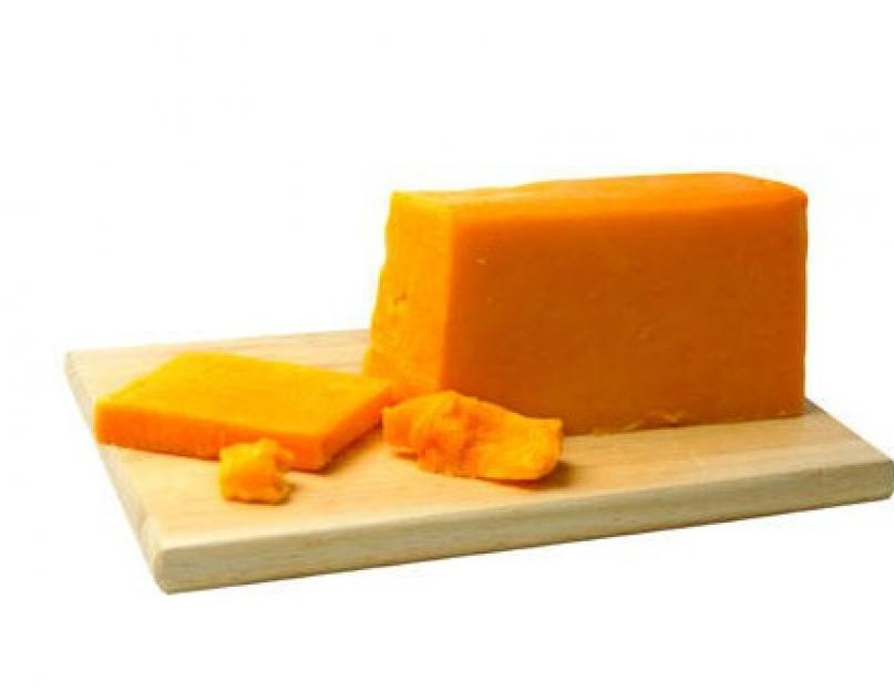 Состав сыра чеддер, его калорийность, а также фото и рецепты с этим сыром. Сыр Чеддер: состав, свойства и особенности приготовления